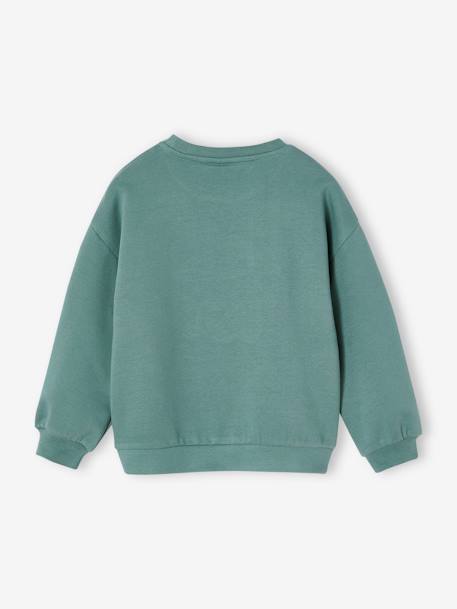 Snoopy Peanuts® Sweatshirt for Girls emerald green - vertbaudet enfant 