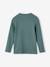 Lot de 3 tee-shirt à côtes manches longues garçon vert émeraude - vertbaudet enfant 
