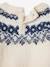 Jacquard Jumper in Ultra Soft Fuzzy Knit for Baby Boys ecru+khaki - vertbaudet enfant 