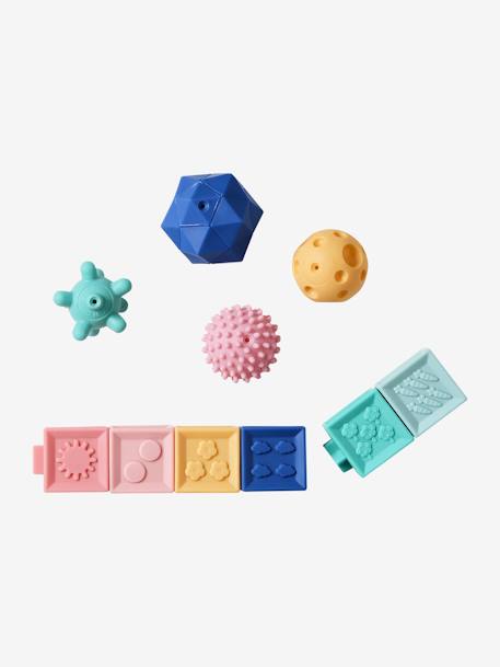 BLUE SKY 3 Balles En Mousse 7 Cm – Jeu De Plein Air Multicolore, Pour Enfants Dès 3 Ans, Rééducation