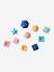 Set of 6 Cubes & Sensory Balls multicoloured - vertbaudet enfant 