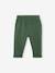 Lot de 2 pantalons bébé en molleton cappuccino+vert sapin - vertbaudet enfant 