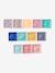Set of 12 Smooth Cubes multicoloured - vertbaudet enfant 
