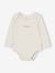 Lot 5 bodies manches longues BASICS bébé emmanchures US en coton bio lot blanc - vertbaudet enfant 