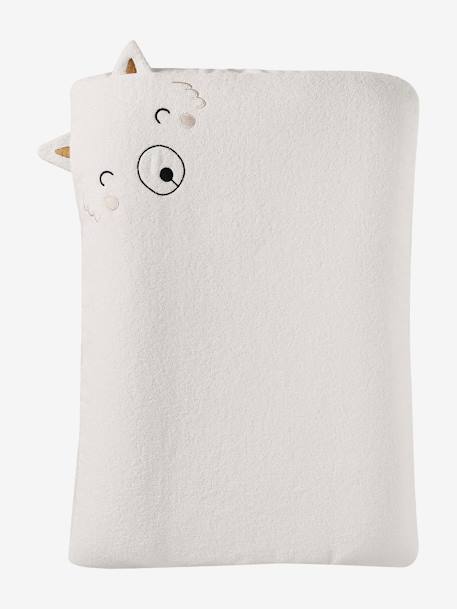 Set of 2 Changing Mattress Covers, Animals, in Towelling blush+grey blue+hazel+multicoloured+pecan nut - vertbaudet enfant 
