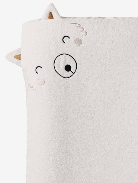 Set of 2 Changing Mattress Covers, Animals, in Towelling blush+grey blue+hazel+multicoloured+pecan nut - vertbaudet enfant 