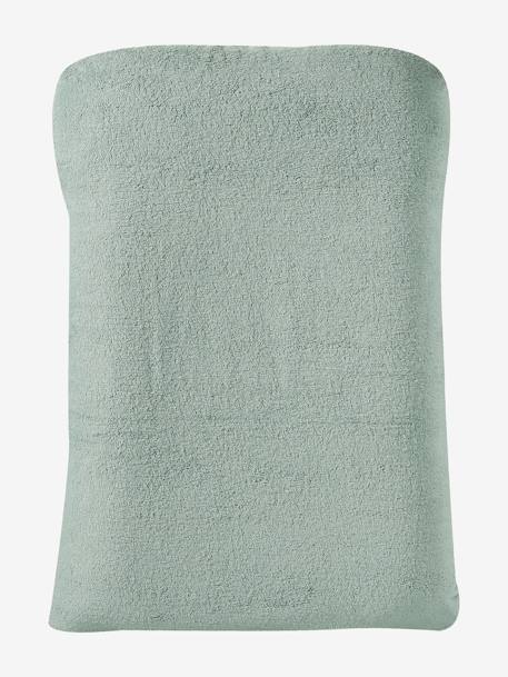 Set of 2 Changing Mattress Covers, Animals, in Towelling blush+grey blue+hazel+multicoloured+pecan nut - vertbaudet enfant 