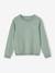 Pull fille personnalisable mandarine+marine+pivoine+vert de gris - vertbaudet enfant 