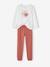 Pack of 2 Pyjamas with Hearts, for Girls raspberry pink - vertbaudet enfant 