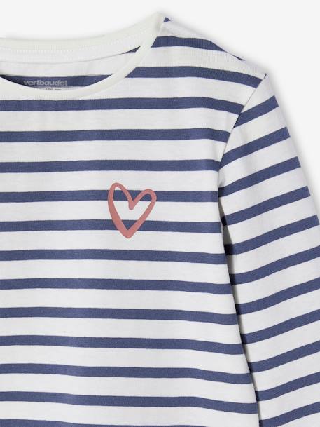 Pack of 2 Pyjamas with Hearts, for Girls raspberry pink - vertbaudet enfant 