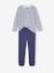 Pack of 2 Pyjamas with Hearts, for Girls raspberry pink - vertbaudet enfant 