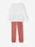 Pack of 2 Pyjamas with Hearts, for Girls raspberry pink - vertbaudet enfant 