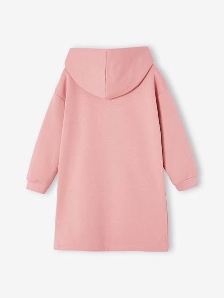 Hooded Sweatshirt-Like Dress for Girls, Minnie Mouse by Disney® mauve - vertbaudet enfant 