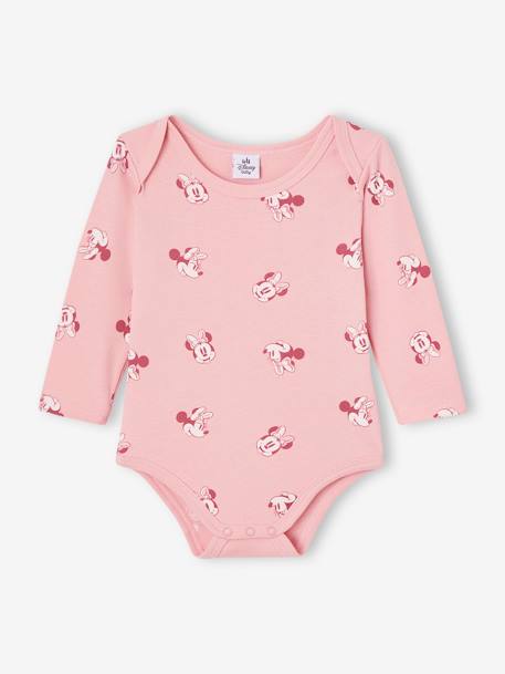 Pack of 2 Minnie Mouse Bodysuits by Disney® for Babies rose - vertbaudet enfant 