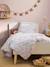 Essentials Duvet Cover + Pillowcase Set, Rainbow Flowers printed white - vertbaudet enfant 