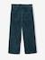 Pantalon fille large velours côtelé style paperbag marine+mauve+olive+vert sapin - vertbaudet enfant 