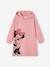 Hooded Sweatshirt-Like Dress for Girls, Minnie Mouse by Disney® mauve - vertbaudet enfant 