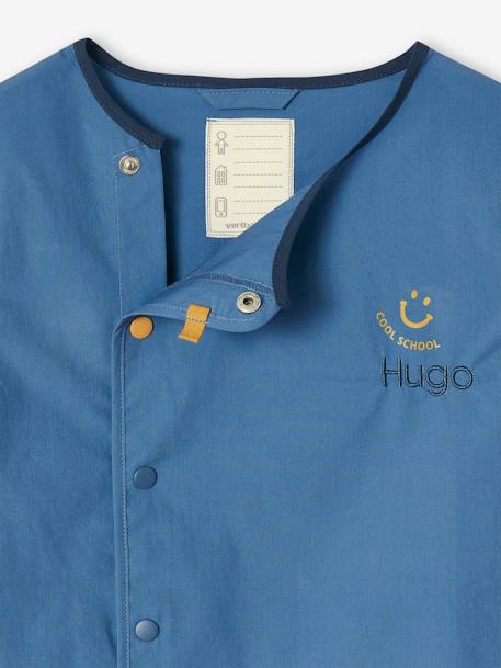 Cool School Smock for Boys blue+deep blue - vertbaudet enfant 
