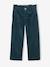 Pantalon fille large velours côtelé style paperbag marine+mauve+olive+vert sapin - vertbaudet enfant 