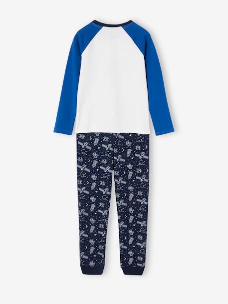 Lot de 2 pyjamas garçon space explorer bleu électrique - vertbaudet enfant 