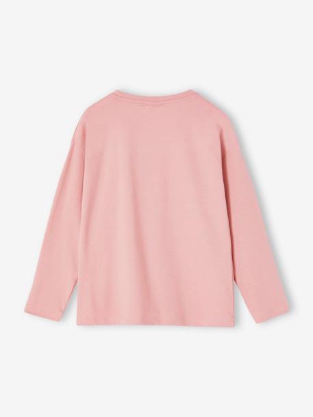 Tee-shirt Disney Minnie manches longues mauve - vertbaudet enfant 