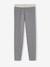 Legging fille ceinture irisée Basics gris chiné+MARINE GRISE+NOIR+vert sauge+vieux rose - vertbaudet enfant 