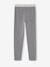 Legging fille ceinture irisée Basics gris chiné+MARINE GRISE+NOIR+vert sauge+vieux rose - vertbaudet enfant 