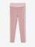 Sports Leggings with Stripe Down the Sides, for Girls Dark Blue+marl grey+navy blue+rosy - vertbaudet enfant 
