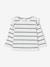 T-shirt en côtes manches volantées bébé fille écru+rose poudré - vertbaudet enfant 