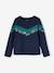 Sports Top in Techno Fabric for Girls navy blue - vertbaudet enfant 