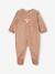 Lot de 3 pyjamas bébé mixtes en velours cappuccino+rose - vertbaudet enfant 