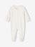 Pack of 3 Velour Sleepsuits, Special Opening for Newborns, for Babies aqua green+dusky pink+golden yellow - vertbaudet enfant 