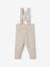Tricot Leggings with Braces for Babies marl beige - vertbaudet enfant 