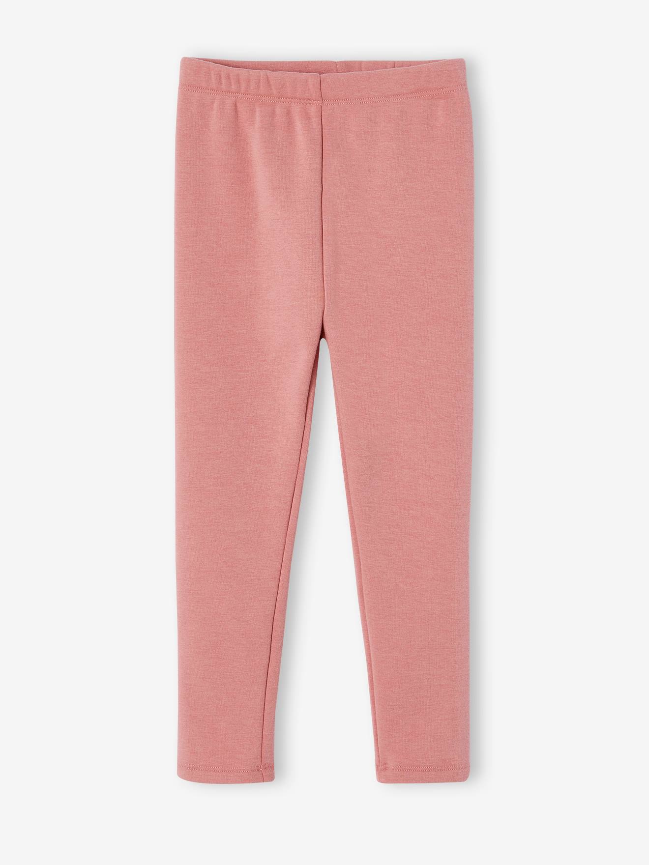 Legging Doublé Polaire Pour Fille - Taille élastique, Chaud Et Doux - Vertbaudet