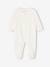 Pack of 3 Velour Sleepsuits, Special Opening for Newborns, for Babies aqua green+dusky pink+golden yellow - vertbaudet enfant 