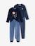 Pack of 2 'Space' Pyjamas in Velour for Boys navy blue - vertbaudet enfant 
