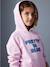 Long Hooded Sweatshirt for Girls mauve - vertbaudet enfant 