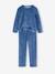 Lot de 2 pyjamas fille velours sur mon nuage vert d'eau - vertbaudet enfant 