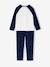 Unicorn Pyjamas in Velour for Girls navy blue - vertbaudet enfant 
