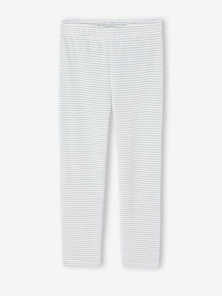 Lot de 2 pyjamas fille velours sur mon nuage vert d'eau - vertbaudet enfant 