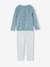 Lot de 2 pyjamas fille velours sur mon nuage vert d'eau - vertbaudet enfant 
