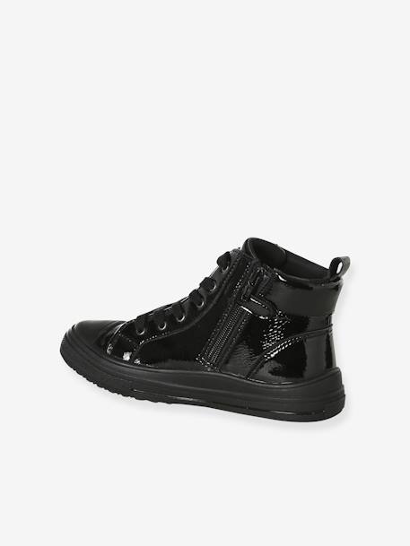 High-Top Trainers with Laces & Zips for Girls black - vertbaudet enfant 
