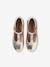 Flat Ballerina Pumps for Girls gold - vertbaudet enfant 