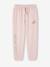 Pantalon jogging détails fanatisie fille en molleton rose poudré - vertbaudet enfant 