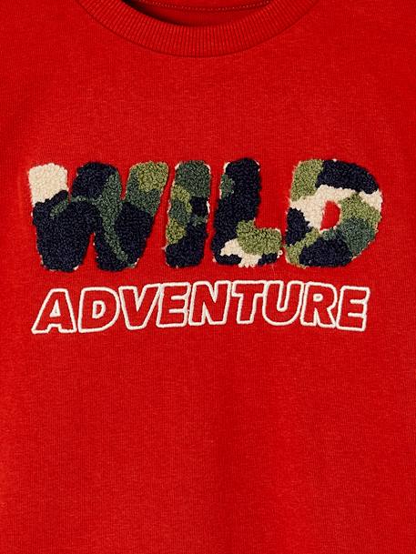 T-shirt motif wild en bouclettes garçon rouille - vertbaudet enfant 