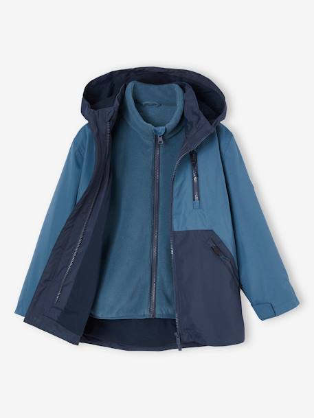 Parka technique 3 en 1 garçon encre - vertbaudet enfant 