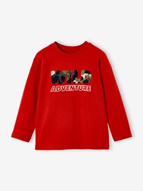 T-shirt motif wild en bouclettes garçon - vertbaudet enfant Garçon-T-shirt motif wild en bouclettes garçon