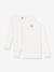 Lot 2 t-shirts manches longues blanc - vertbaudet enfant 