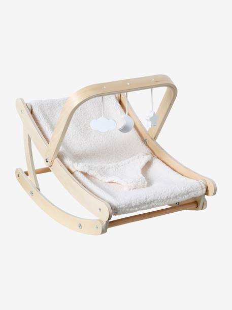 Cloud-Themed Bouncer for Dolls in FSC® Wood wood - vertbaudet enfant 