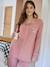 Plain Pyjamas Set for Maternity dusky pink - vertbaudet enfant 
